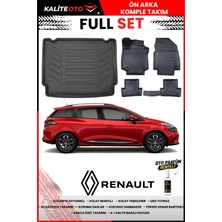 Ko Kaliteoto Renault Clio 4 Spourttourer 2019 Model 3D Bagaj Havuzu ve Paspas Seti+Oto Parfümlü
