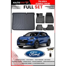 Ko Kaliteoto Ford Puma 2026 Model Alt 3D Bagaj Havuzu ve Paspas Seti+Oto Parfümlü