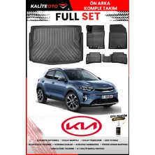 Ko Kaliteoto Kia Stonic 2024 Model 3D Bagaj Havuzu ve Paspas Seti+Oto Parfümlü