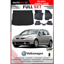 Ko Kaliteoto Volkswagen Golf 5 2006 Model 3D Bagaj Havuzu ve Paspas Seti+Oto Parfümlü