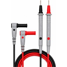 Koodmax 1 Çift Prob Kablo Dijital Multimetre Ölçü Aleti Kablosu Entegre Probu - 1000V 10A
