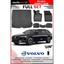 Ko Kaliteoto Volvo V90 2021 Model 3D Bagaj Havuzu ve Paspas Seti+Oto Parfümlü
