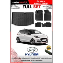 Ko Kaliteoto Hyundai I10 2024 Model 3D Bagaj Havuzu ve Paspas Seti+Numaratör Hediyeli