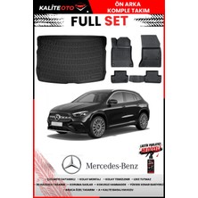 Ko Kaliteoto Mercedes Gla 2024 Model Üst 3D Bagaj Havuzu ve Paspas Seti+Lastik Parlatıcı