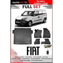 Ko Kaliteoto Fiat Doblo Maxi 2018 Model 3D Bagaj Havuzu ve Paspas Seti+Oto Parfümlü