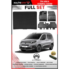 Ko Kaliteoto Citroen Berlingo 2022 Model Seperatör Sökülmüş 3D Bagaj Havuzu ve Paspas Seti+Numaratör Hediyeli