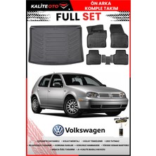 Ko Kaliteoto Volkswagen Golf 4 2004 Model 3D Bagaj Havuzu ve Paspas Seti+Oto Parfümlü