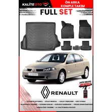 Ko Kaliteoto Renault Laguna 2 2005 Model 3D Bagaj Havuzu ve Paspas Seti+Lastik Parlatıcı