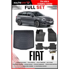 Ko Kaliteoto Fiat Egea Station Vagon 2022 Model Alt 3D Bagaj Havuzu ve Paspas Seti+Oto Parfümlü