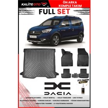 Ko Kaliteoto Dacia Dokker 2013 Model 3D Bagaj Havuzu ve Paspas Seti+Oto Parfümlü