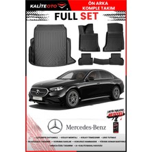 Ko Kaliteoto Mercedes E Serisi W214 2024 Model 3D Bagaj Havuzu ve Paspas Seti+Lastik Parlatıcı