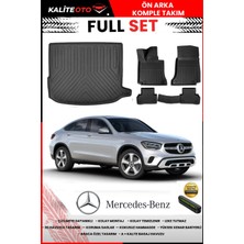 Ko Kaliteoto Mercedes Glc Coupe 2019 Model 3D Bagaj Havuzu ve Paspas Seti+Numaratör Hediyeli