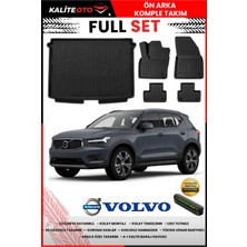 Ko Kaliteoto Volvo XC40 2019 Model 3D Bagaj Havuzu ve Paspas Seti+Numaratör Hediyeli
