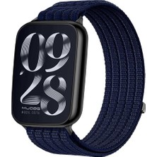 Redmud Teknoloji Xiaomi Smart Band 9 Pro / Xiaomi Smart Band 8 Pro Ile Uyumlu Cırtlı Kumaş Hasır Kordon