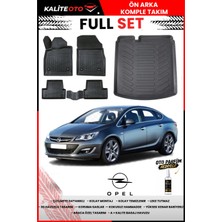 Ko Kaliteoto Opel Astra J Sedan 2016 Model 3D Bagaj Havuzu ve Paspas Seti+Oto Parfümlü