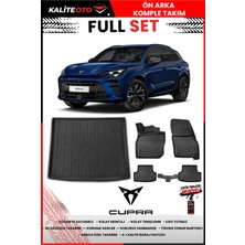Ko Kaliteoto Cupra Terramar 2025 Model Üst 3D Bagaj Havuzu ve Paspas Seti+Lastik Parlatıcı