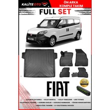 Ko Kaliteoto Fiat Doblo Maxi 2014 Model 3D Bagaj Havuzu ve Paspas Seti+Numaratör Hediyeli