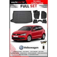 Ko Kaliteoto Volkswagen Polo 2016 Model Üst 3D Bagaj Havuzu ve Paspas Seti+Oto Parfümlü