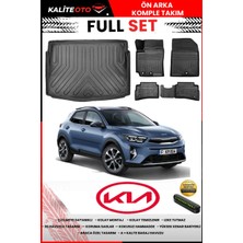 Ko Kaliteoto Kia Stonic 2018 Model 3D Bagaj Havuzu ve Paspas Seti+Numaratör Hediyeli