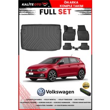 Ko Kaliteoto Volkswagen Polo 2021 Model Üst 3D Bagaj Havuzu ve Paspas Seti+Numaratör Hediyeli