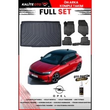 Ko Kaliteoto Opel Corsa F Benzin/dizel 2022 Model 3D Bagaj Havuzu ve Paspas Seti+Oto Parfümlü