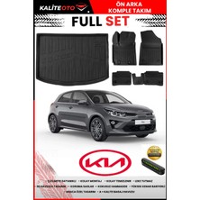 Ko Kaliteoto Kia Rio 2018 Model 3D Bagaj Havuzu ve Paspas Seti+Numaratör Hediyeli