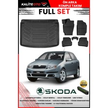 Ko Kaliteoto Skoda Fabia Hatchback 2000 Model 3D Bagaj Havuzu ve Paspas Seti+Numaratör Hediyeli