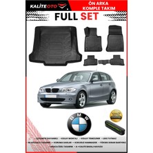 Ko Kaliteoto Bmw 1 Serisi E87 2005 Model 3D Bagaj Havuzu ve Paspas Seti+Numaratör Hediyeli