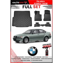 Ko Kaliteoto Bmw 3 Serisi E46 2004 Model 3D Bagaj Havuzu ve Paspas Seti+Lastik Parlatıcı