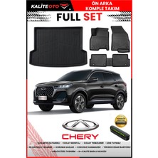 Ko Kaliteoto Chery Tiggo 7 2025 Model 3D Bagaj Havuzu ve Paspas Seti+Numaratör Hediyeli