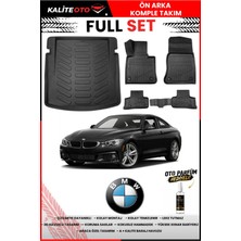 Ko Kaliteoto Bmw 4 Serisi F32 Coupe 2019 Model 3D Bagaj Havuzu ve Paspas Seti+Oto Parfümlü