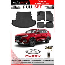 Ko Kaliteoto Chery Tiggo 8 2024 Model 3D Bagaj Havuzu ve Paspas Seti+Oto Parfümlü