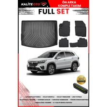 Ko Kaliteoto Suzuki S-Cross 2023 Model 3D Bagaj Havuzu ve Paspas Seti+Numaratör Hediyeli