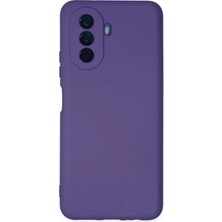 Marsilyan™- Huawei Nova Y70 Kılıf Nano Içi Kadife Silikon - Mor