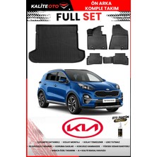 Ko Kaliteoto Kia Sportage 2017 Model 3D Bagaj Havuzu ve Paspas Seti+Oto Parfümlü