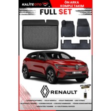 Ko Kaliteoto Renault Megane E-Tech 2023 Model 3D Bagaj Havuzu ve Paspas Seti+Oto Parfümlü