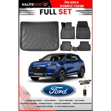 Ko Kaliteoto Ford Puma 2024 Model Üst 3D Bagaj Havuzu ve Paspas Seti+Oto Parfümlü