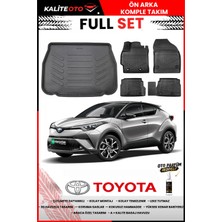 Ko Kaliteoto Toyota C-Hr 2016 Model 3D Bagaj Havuzu ve Paspas Seti+Oto Parfümlü