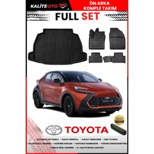 Ko Kaliteoto Toyota C-Hr 2025 Model 3D Bagaj Havuzu ve Paspas Seti+Numaratör Hediyeli