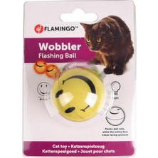 Flamingo Cat Wobbler Işıklı Dönen Top Kedi Oyuncağı