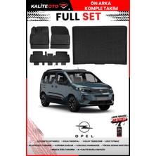 Ko Kaliteoto Opel Combo 2026 Model Seperatör Mevcut 3D Bagaj Havuzu ve Paspas Seti+Lastik Parlatıcı