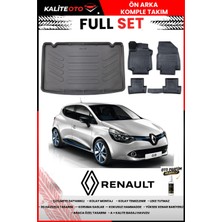 Ko Kaliteoto Renault Clio 4 2017 Model 3D Bagaj Havuzu ve Paspas Seti+Oto Parfümlü
