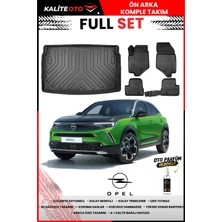 Ko Kaliteoto Opel Mokka Benzin/dizel 2025 Model Üst 3D Bagaj Havuzu ve Paspas Seti+Oto Parfümlü