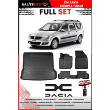 Ko Kaliteoto Dacia Logan Mcv 2011 Model 3D Bagaj Havuzu ve Paspas Seti+Lastik Parlatıcı