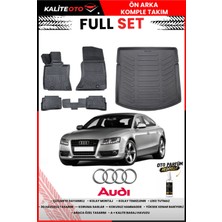 Ko Kaliteoto Audi A5 2009 Model 3D Bagaj Havuzu ve Paspas Seti+Oto Parfümlü