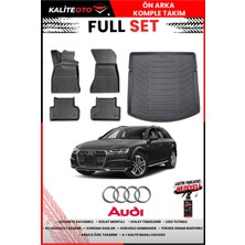 Ko Kaliteoto Audi A4 Station Vagon 2019 Model 3D Bagaj Havuzu ve Paspas Seti+Lastik Parlatıcı