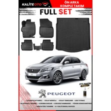 Ko Kaliteoto Peugeot 301 2014 Model 3D Bagaj Havuzu ve Paspas Seti+Oto Parfümlü