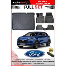 Ko Kaliteoto Ford Puma 2022 Model Alt 3D Bagaj Havuzu ve Paspas Seti+Numaratör Hediyeli