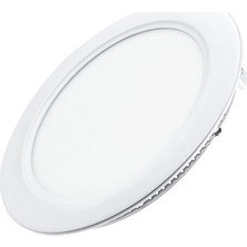 Ack 9W Beyaz Işık 6500K Slim LED Panel Yuvarlak Alüminyum AP01-00930