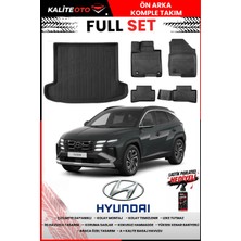 Ko Kaliteoto Hyundai Tucson 2024 Model 3D Bagaj Havuzu ve Paspas Seti+Lastik Parlatıcı